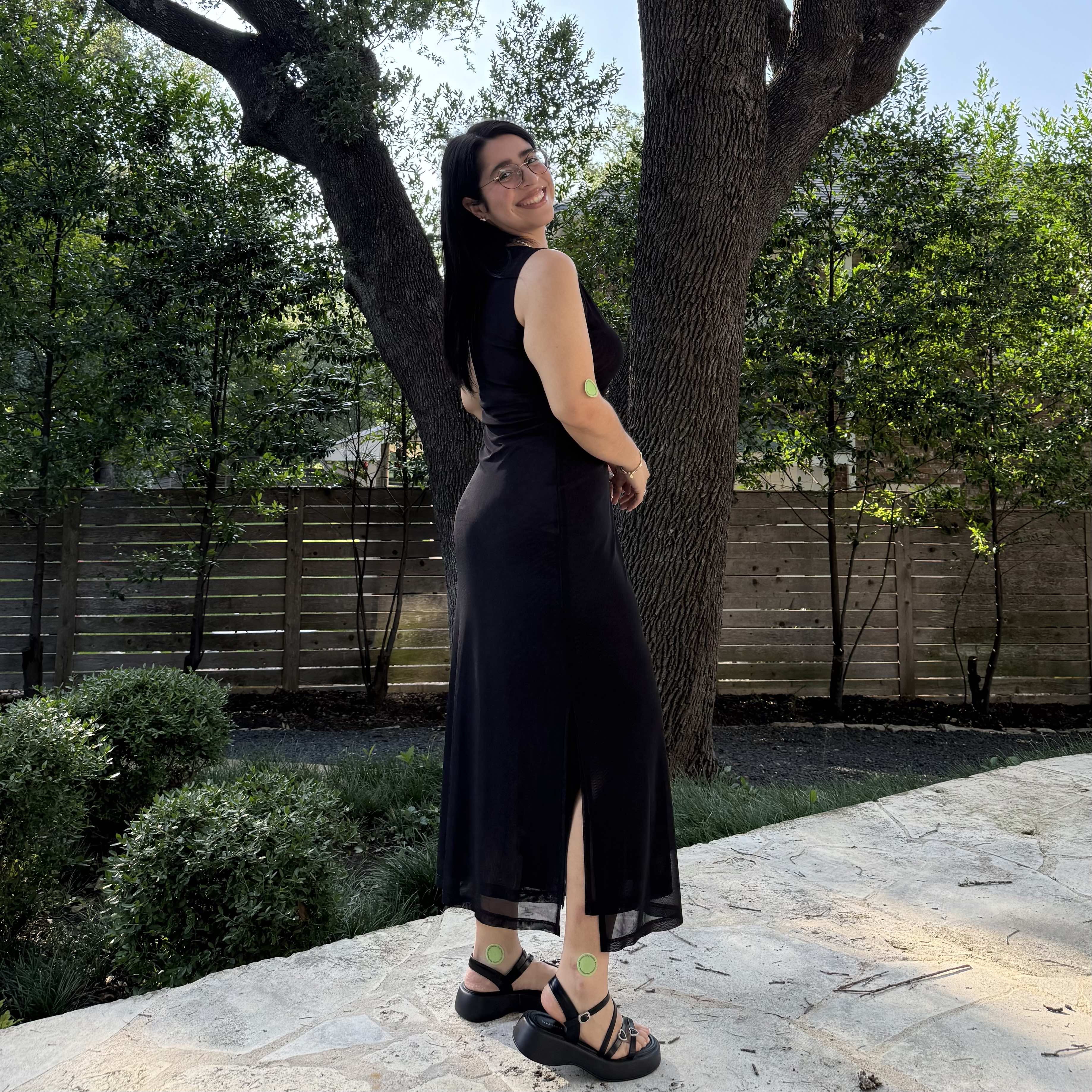 black dress sale The Flora Dress