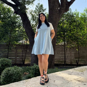 Sunday Mini Dress - Sky *Clearance Sale*