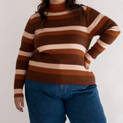 Turtleneck Sweater - Chocolate Mousse